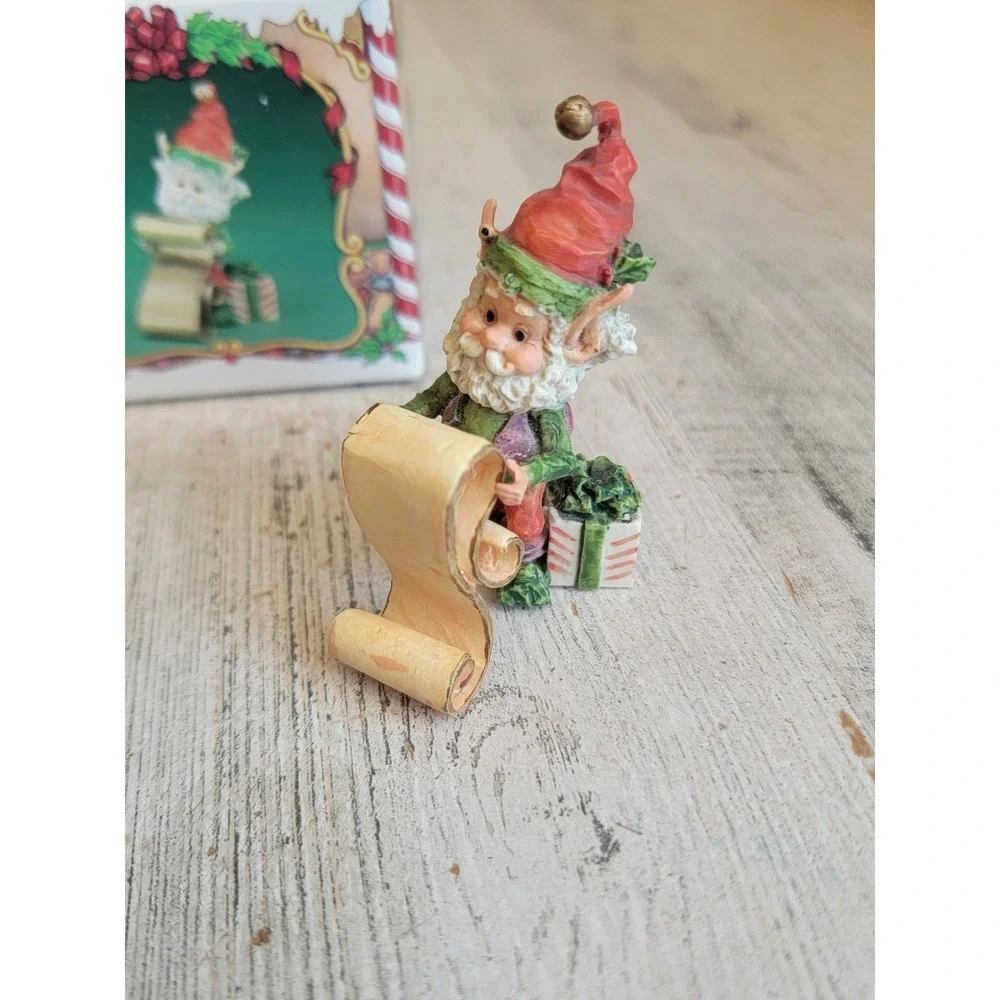 Enesco Shrimpkin North Pole Village vintage accessory Xmas elf Santa's helper